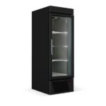 Frizider za pice sa staklenim vratima crne boje